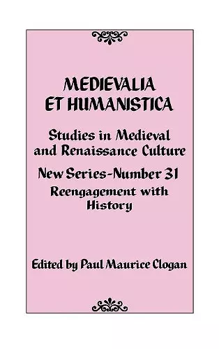 Medievalia et Humanistica No. 31 cover