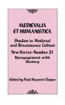 Medievalia et Humanistica No. 31 cover