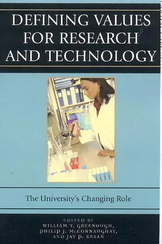 Defining Values for Research and Technology cover