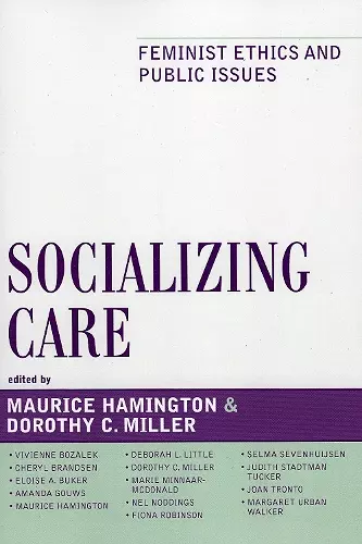 Socializing Care cover