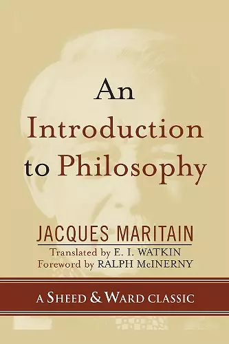 An Introduction to Philosophy cover