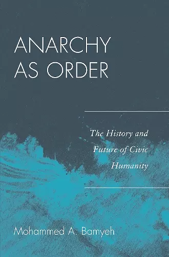 Anarchy as Order cover