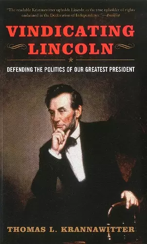 Vindicating Lincoln cover
