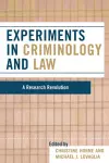 Experiments in Criminology and Law cover