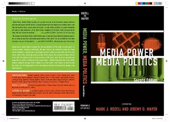 Media Power, Media Politics cover