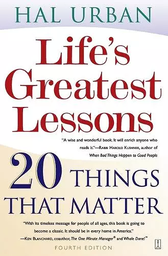 Life's Greatest Lessons cover