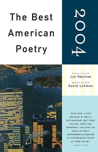 The Best American Poetry 2004 cover