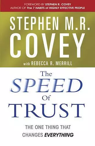 The Speed of Trust cover