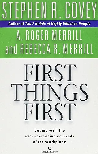 First Things First cover