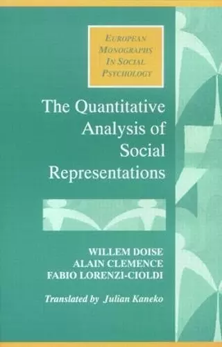 The Quantitative Analysis of Social Representations cover