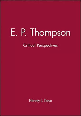 E. P. Thompson cover