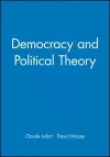 Democracy and Political Theory cover