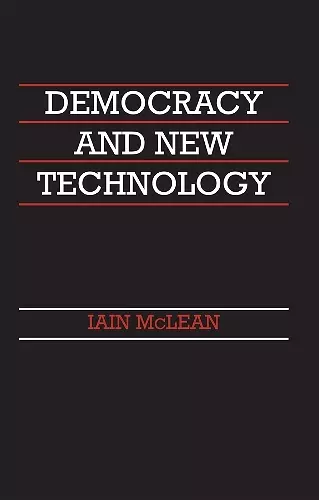 Democracy and New Technology cover
