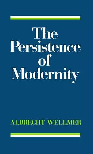 The Persistence of Modernity cover