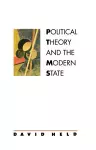 Political Theory and the Modern State cover