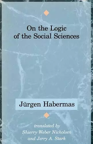 On the Logic of the Social Sciences cover