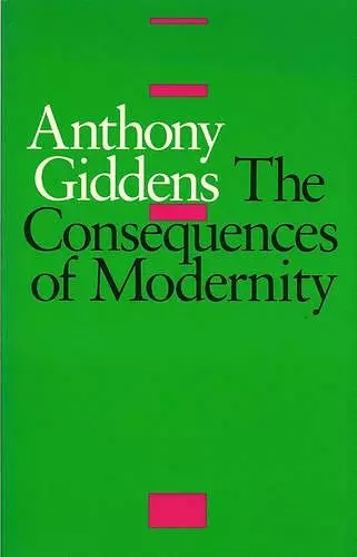 The Consequences of Modernity cover