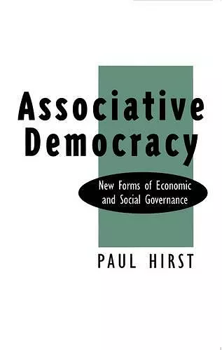 Associative Democracy cover