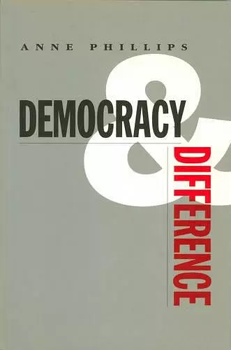 Democracy and Difference cover