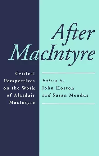 After MacIntyre cover