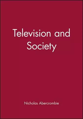 Television and Society cover