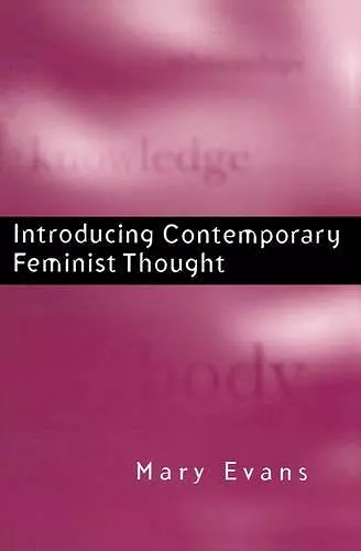 Introducing Contemporary Feminist Thought cover