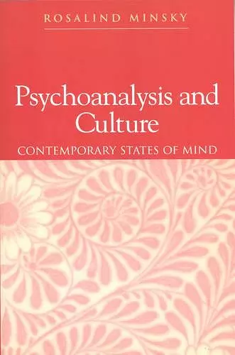 Psychoanalysis and Culture cover