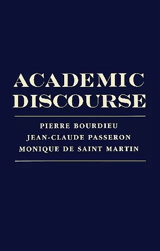 Academic Discourse – Linguistic Misunderstanding and Professorial Power cover