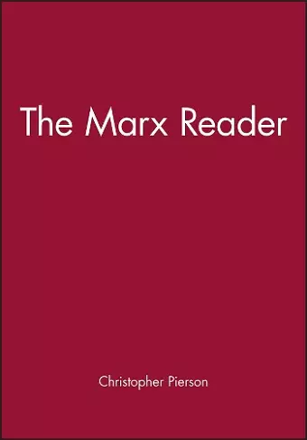 The Marx Reader cover