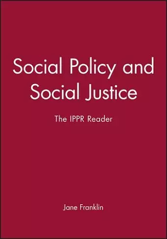 Social Policy and Social Justice cover