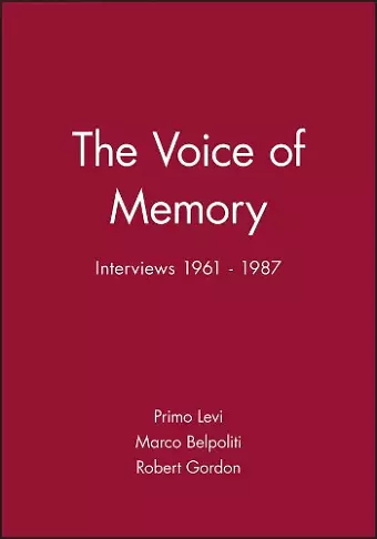 The Voice of Memory cover