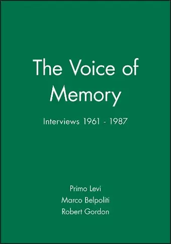 The Voice of Memory cover