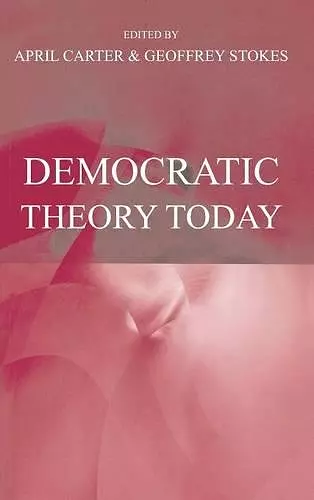 Democratic Theory Today cover