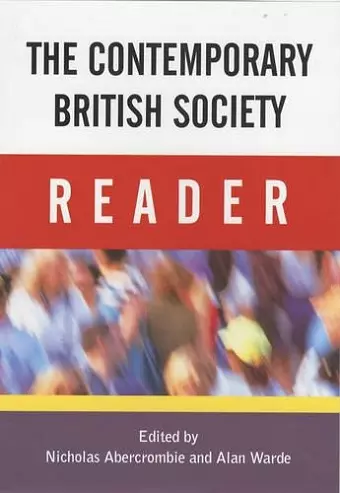 The Contemporary British Society Reader cover