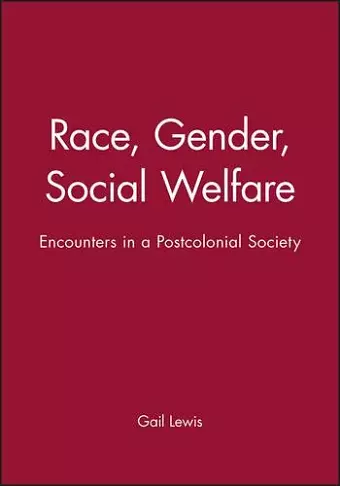 'Race', Gender, Social Welfare cover