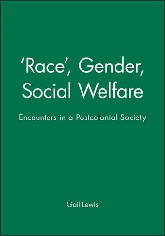 'Race', Gender, Social Welfare cover