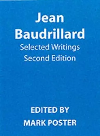 Jean Baudrillard cover