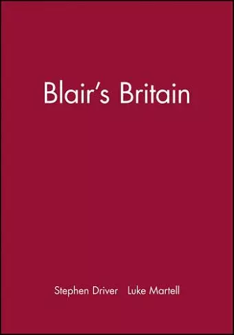 Blair's Britain cover