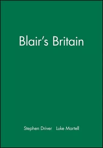 Blair's Britain cover