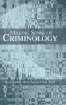 Making Sense of Criminology cover