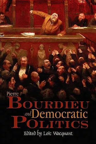 Pierre Bourdieu and Democratic Politics cover