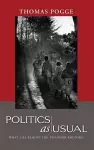 Politics as Usual cover