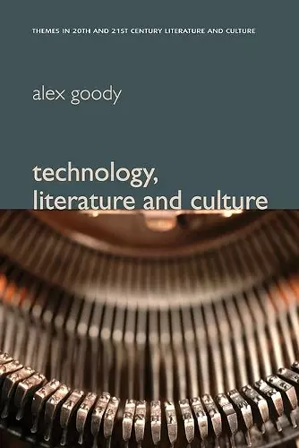 Technology, Literature and Culture cover