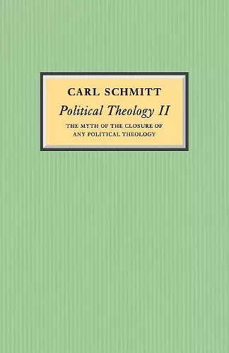 Political Theology II cover