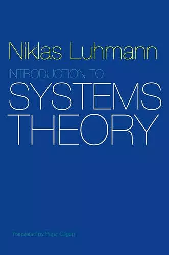 Introduction to Systems Theory cover