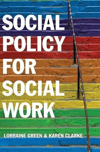 Social Policy for Social Work cover