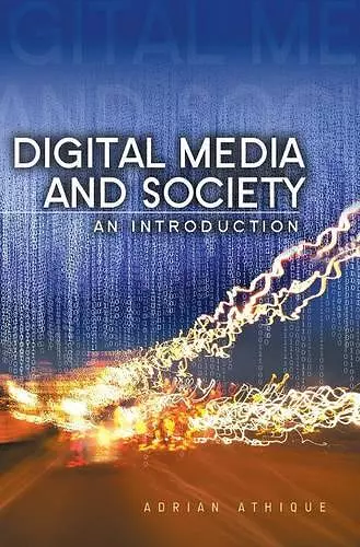 Digital Media and Society cover