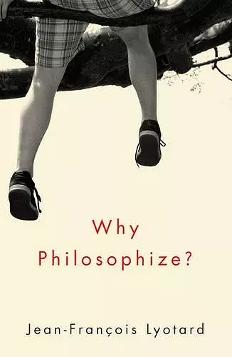 Why Philosophize? cover