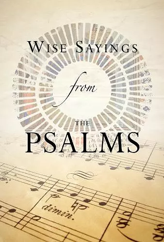 Wise Sayings from the Psalms cover