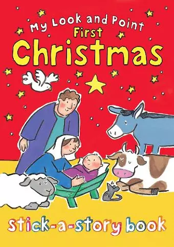 My Look and Point First Christmas Stick-a-Story Book cover